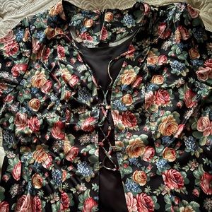 80’s  colored flower dress